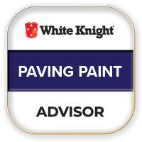 white knight paving paint advisor