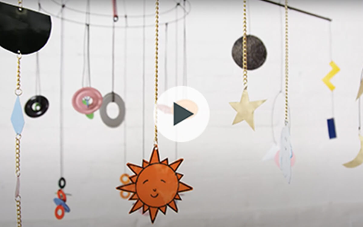 Create hanging mobiles and spray paint with the White Knight Squirts range