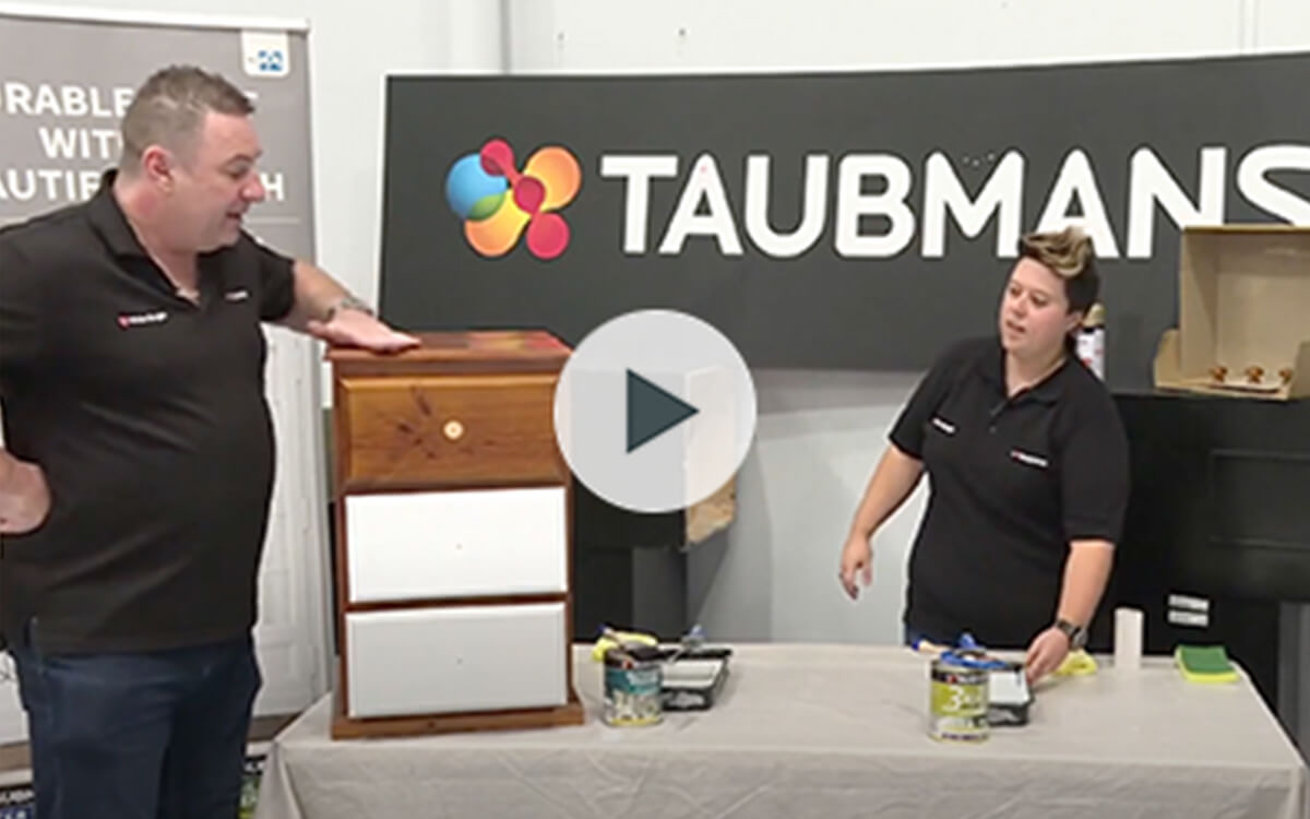 How to upcycle furniture with Taubmans Enamel paint